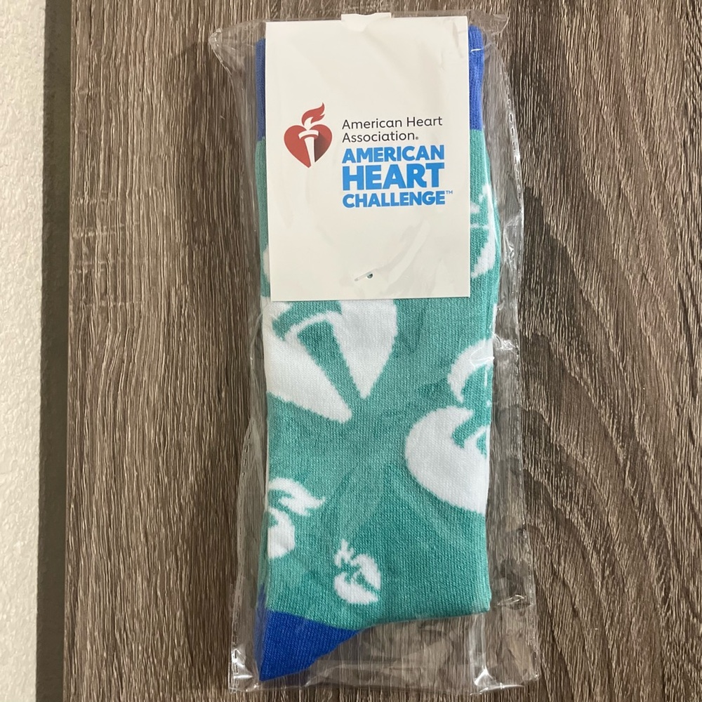 American Heart Association Heart Challenge Socks